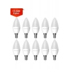 Panasonic 4.9W LED Ampul E14 Duy 6500K Beyaz Işık 10lu Paket 40-50W Eşdeğer Güç