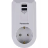Panasonic Tekli 5V/2A Çift USB Çıkışlı Emniyet Kepenkli Çocuk Korumalı Priz
