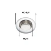 Paslanmaz Çelik Büyük Boy Lavabo Süzgeci, 11.5 cm Çapında