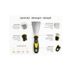 Paslanmaz Çelik İnşaat Spatulası, 75 mm Genişlikte Plastik Sap ile