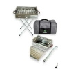 Paslanmaz Çelik Katlanır Ayaklı Mangal - Çantalı