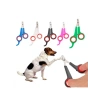 Paslanmaz Çelik Kedi Köpek Tırnak Makası Renkli 12 cm