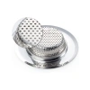 Paslanmaz Çelik Lavabo Süzgeci, Beyaz, 2 Adet, 7 cm