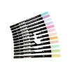 Pastel Tonlarında 12li İki Uçlu Marker Seti