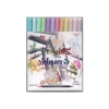 Pastel Tonlarında 12li İki Uçlu Marker Seti