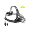 Peak Ps-8002 Sensörlü Zoomlu fesyonel 3000 Lümen X50 Led Usbli Şarjlı Kafa Lambası          [ A+++]