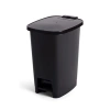 Pedallı 25 Litre Çöp Kovası - Siyah Renk