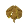 Peluş Ananas Şeklinde Köpek Oyuncağı - 30 Cm, Sarı/Kahverengi