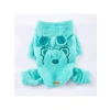Peluş Köpek Tulumu - Küçük Irklar İçin, Mint Koala Desenli