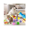 Peluş Top Atan İnteraktif Kedi Oyuncak Seti