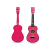 Pembe 6 Telli Çocuk Gitarı, Gerçek Ağaçla Üretildi