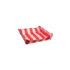Pembe-Kırmızı Renkli Saksı Matı, 56x56x12 cm Ölçülerinde
