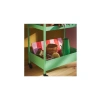 Pembe-Kırmızı Renkli Saksı Matı, 56x56x12 cm Ölçülerinde