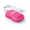 Pembe Mikrofiber Oto Yıkama Süngeri, Eldiven Tipi Tasarım