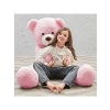 Pembe Peluş Ayı, 120 cm Boyutunda Sevimli Hediye