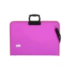 Pembe Proje Çantası, Taşıma Askılığı, Şeffaf Kalemlik