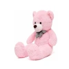Pembe Rengarenk Papyonlu Peluş Ayıcık, 90 cm Boyutuyla Yüzleri Güldürür