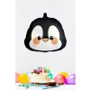 Penguen Kafası Temalı Folyo Balon ile Doğum Günü Kutlaması