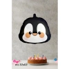 Penguen Kafası Temalı Folyo Balon ile Doğum Günü Kutlaması