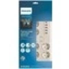 PHILIPS 6-lı SPN7060WA/62 900 Joules Akım Koruma Prizi Beyaz 4-USB/1-TYPEC