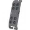 PHILIPS 8-li SPN3180A/62 900 Joules Akım Koruma Prizi GRİ