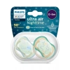 Philips Avent Ultra Air Gece Emziği 0-6 Ay, 2li Erkek, SCF376/18