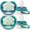 Philips Avent Ultra Air Gece Emziği 6-18 Ay, 2li Erkek, SCF376/13