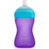 Philips Avent Yumuşak Uçlu Alıştırma Bardağı 300 ml 9+ Ay Mor Ergonomik Tasarım ve Sızdırmazlık SCF802/02