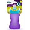 Philips Avent Yumuşak Uçlu Alıştırma Bardağı 300 ml 9+ Ay Mor Ergonomik Tasarım ve Sızdırmazlık SCF802/02