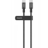 Philips DLC7060C/00 240W Usb-C To Usb-C Örgülü Şarj Kablosu 2metre Siyah