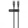 Philips DLC7060C/00 240W Usb-C To Usb-C Örgülü Şarj Kablosu 2metre Siyah