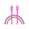 Philips DLC8130C/00 240W Usb-C To Usb-C Pd Hızlı Şarj Kablosu 1m, Pembe