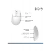 Philips SPK7528 Kablosuz Bluetooth 1600DPI 5 Tuşlu Sessiz Optik Mouse Beyaz