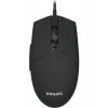 Philips SPK9304 USB Kablolu 6400DPI 6 Tuşlu RGB Aydınlatmalı Optik Mouse Siyah (Philips Türkiye Garantili)