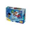 Pijamaskeliler Temalı 100 Parça Çocuk Puzzle, 34x24 cm Ebatında
