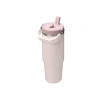 Pipetli Termos Bardak - 0.89 Litre, Pembe Kuvars