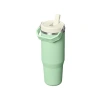 Pipetli Tumbler, 0.89 Litre Kapasite, Şık Yeşil Tasarım