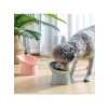 Plastik Kedi ve Köpek Mama Su Kabı, İki Renk Seçeneğiyle