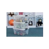 Plastik Kutu Düzenleyici, 6lı Paket, Klipsli, 6 x 15 L, Şeffaf