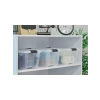 Plastik Kutu Düzenleyici, 6lı Paket, Klipsli, 6 x 15 L, Şeffaf
