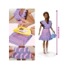 Play-Doh Barbie Fashionista Ruffles Oyuncak Bebek Seti