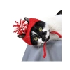 Ponponlu Yılbaşı Kedi Şapkası