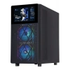 PowerBoost PB-P4367BB USB 3.0, ATX LCD Mesh Panel, ARGB Fan, Siyah Kasa (PSU Yok) (JBST-PBP4367BB)