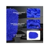 Premium Yumuşak Mikrofiber Yıkama Eldiveni, Çift Taraflı ve Çizilmez