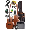 Profesyonel Masif Ağaç Elektro Akustik Gitar Seti