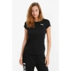 Puma ACTIVE TEE Siyah Kadın Kısa Kol T-Shirt