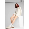Puma ESS ELEVATED Mid-Rise Beyaz Kadın Şort