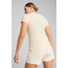Puma ESS ELEVATED Tee Krem Kadın Kısa Kol T-Shirt