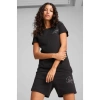 Puma ESS SCRIPT Tee Siyah Kadın Kısa Kol T-Shirt