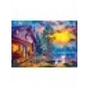 Puzzle 1000 Evening Sunset Cabin